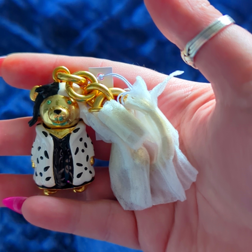 Disney X Coach Cruella Bear Bag Charm